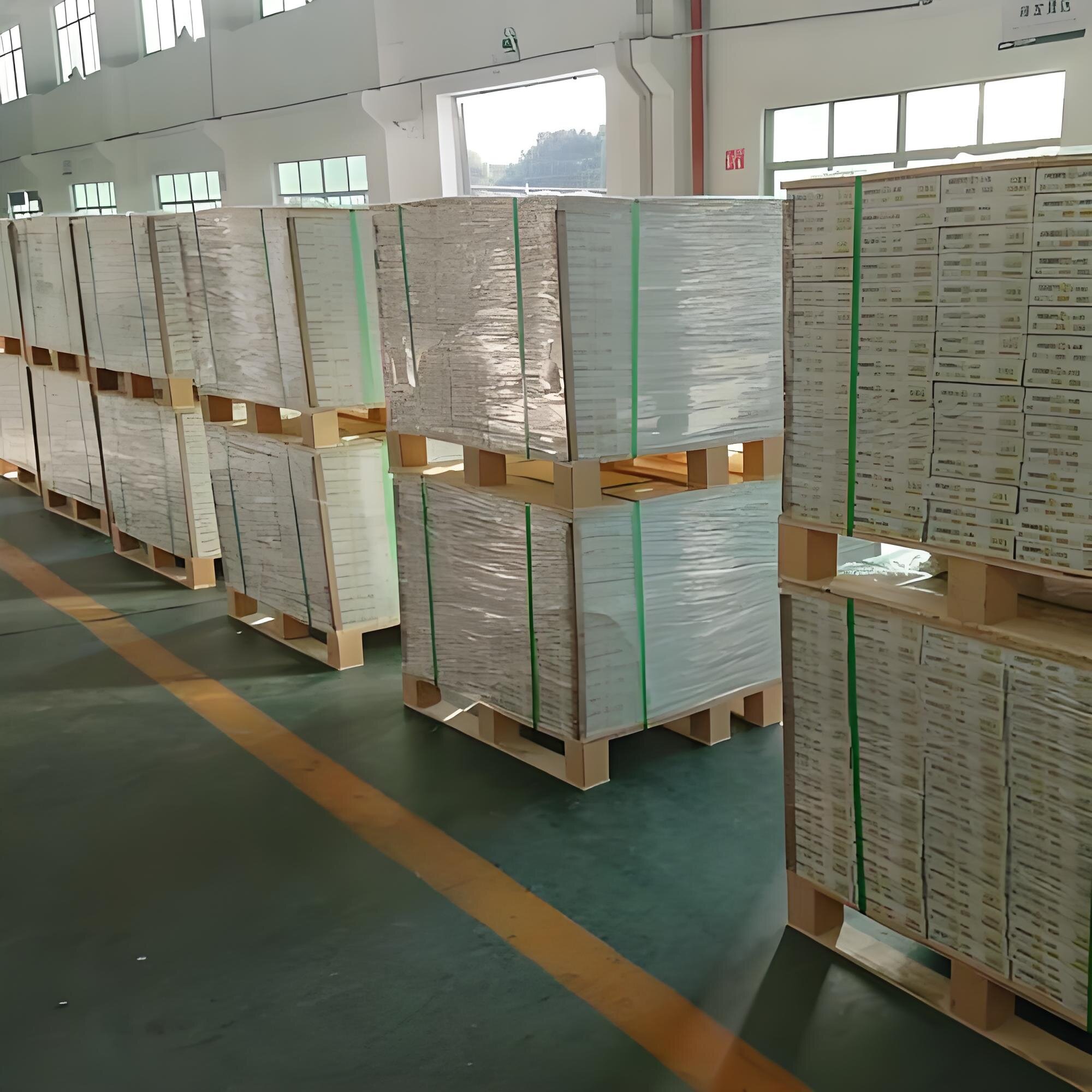 warehouse of Woven vinyl flooring